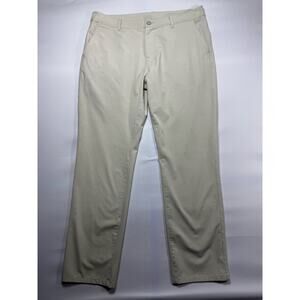 HUK Performance Fishing Men's Lightweight Beige Chino Pants - Size 38 (39x31.5)
